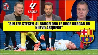 BARCELONA GOLEÓ al VILLARREAL TER STEGEN sufrió DURA LESIÓN ¿Iñaki Peña solución  Fuera de Juego [upl. by Sucul]