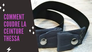 Tuto couture  Ceinture élastique [upl. by Eeladnerb]