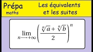 Un limite assez délicate avec racine nième année prépa  Suites et équivalents Maths L1 [upl. by Etnelav]