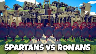 SPARTANS vs ROMANS  EXPERIMENT  Totally Accurate Battle Simulator TABS [upl. by Aterg592]