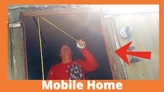 Reframing An Exterior Mobile Home Door [upl. by Sonaj237]