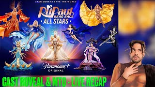 RuPaul’s Drag Race All Stars 9 Cast Ruveal amp MTQ  Live Recap [upl. by Strep708]