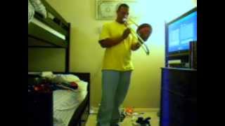 Pat Coston™ B Flat Blues Trombone Solo [upl. by Hukill]