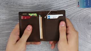 5S Wallet Review  RFID Blocking front pocket minimalist mens travel wallet Funded on Kickstarter [upl. by Letsyrk114]