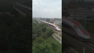 Whoosh Indonesian bullet train fasttrain highsoeedtrain [upl. by Alrzc]