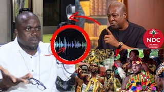 BREAK Bobie Ansahs Secret Meeting With Mahama Against Ashantis Tape Leaks [upl. by Jamnes]