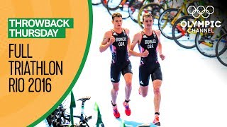 FULL Mens Triathlon  Rio 2016 Replay  Throwback Thursday [upl. by Nahama]