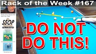 Rack of the Week 167 Straight Pool Instruction [upl. by Ahsienom447]