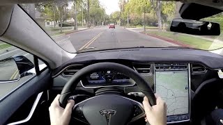 Tesla Model S P100D 0100 kmh 26 sec ludicrous mode acceleration [upl. by Ardnuhsor]