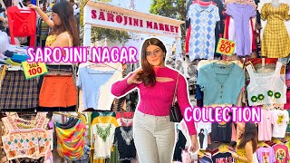 Sarojini Nagar Market Delhi  Latest Summer Collection  Dresses Tops at ₹100 BEST Shops [upl. by Strohl]