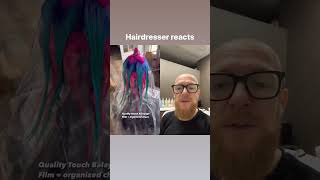 Hairdresser reacts to an amazing hair transformation [upl. by Errehs]