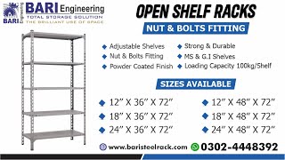 How To Assemble Slotted Angle Rack racks [upl. by Ahsiuqet]