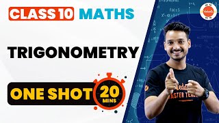 Trigonometry Class 10 One Shot in 20 Mins  CBSE Class 10th Maths Chapter8 Revision CBSE2024 [upl. by Maryjane]