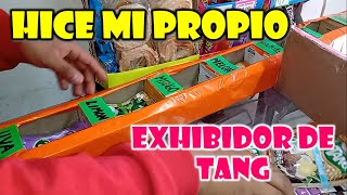 Hice mi propio exhibidor de tang [upl. by Rutledge]