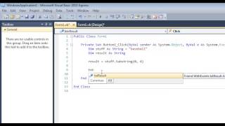 Substring Function Tutorial  VBNet Explained [upl. by Merell]