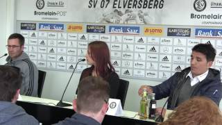 Pressekonferenz SV ElversbergSV Waldhof Mannheim 07 [upl. by Goldstein183]