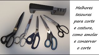 Diy  Dicas de tesouras de costura e como amolador  aula 315 [upl. by Fisch]