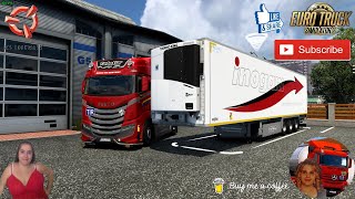 Euro Truck Simulator 2 1485 Chereau Inogam Trailer v19 by Mirusox 148  DLCs amp Mods [upl. by Attelra]