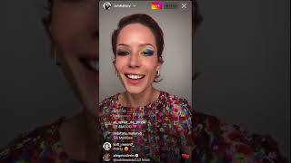 HALSEY does her makeup on Instagram Live July 25 2022 [upl. by Dewhirst866]