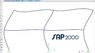 SAP2000  04 Mass and Modal Analysis Watch amp Learn [upl. by Asined]