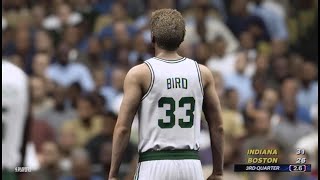 Larry Bird Shooting Free Throws  1992 NBA Playoffs Pacers vs Celtics  NBA 2K23 PS5 [upl. by Turino]