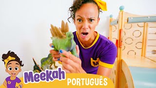 Meekah Aprende A Linguagem de Sinais no PlayLab  💜Olá Meekah💜 Amigos do Blippi Brasil [upl. by Marlee21]