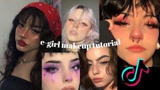 egirl makeup tutorial  Tiktok Compilation [upl. by Mehitable]