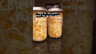 Pickling Coleslaw Fowlers Vacola Method [upl. by Jerz127]