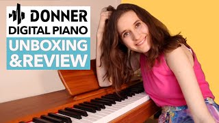 Donner DDP 80 Digital Piano  Unboxing and Review [upl. by Hotze941]