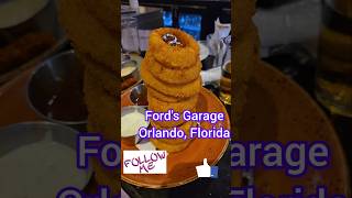 FORDS Garage Restaurant in Orlando FloridaOnion Rings [upl. by Alarise]