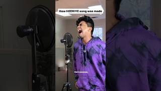 How Heeriye Song Was Made comedy trending shorts ytshorts [upl. by Langill]