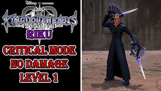 KH3 ReMind  Xigbar w Riku Boss Fight  Critical Mode No Damage Level 1 [upl. by Servetnick]