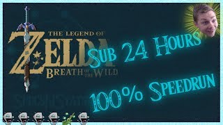 Breath of the Wild 100 in Under 24 HRS Part 1 [upl. by Nylaehs]