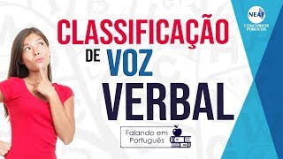 Voz Verbal  Transposição de Voz Verbal  Falando em Português [upl. by Ffilc778]