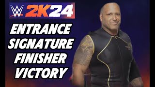 MVP  WWE 2k24 Showcase Entrance Signature Finisher Victory [upl. by Kinelski247]