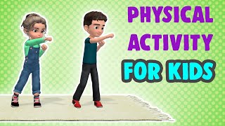 Physical Activities For Kids Get Active At Home [upl. by Thorne]