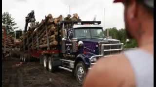 American Loggers Choose Western Star Trucks at MATS 2011 [upl. by Maon]