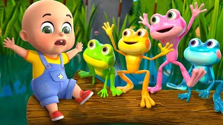 Five little Speckled frogs New Compilation  Five Little Birds  Nursery Rhymes and Kids  Baby Bobo [upl. by Dorena]