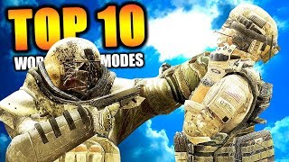 Top 10 quotWORST GAME MODESquot in COD HISTORY  Chaos [upl. by Casady]