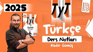 TYT Türkçe  Tanıtım  Kadir GÜMÜŞ  2025 [upl. by Ynnelg]