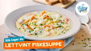 Lettvint fiskesuppe  Fiskesprell [upl. by Alsworth158]