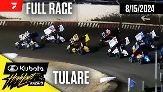 FULL RACE Kubota High Limit Racing at Tulare Thunderbowl Raceway 8152024 [upl. by Vanya]