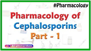 Pharmacology of Cephalosporins  Classification  spectrum of activity and clinical use  Part 1 [upl. by Rebor315]