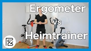 ERGOMETER vs HEIMTRAINER  Was sind die Unterschiede [upl. by Nnyleuqaj]