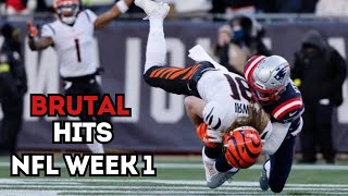 Biggest Hits and Tackles from NFL Week 1 [upl. by Grew771]