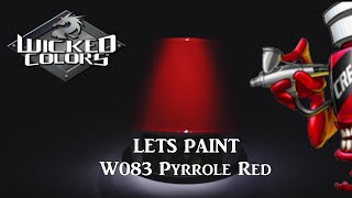 Lets Paint W083 Pyrrole Red [upl. by Bove]