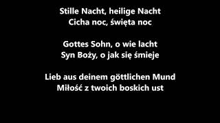 Stille Nacht  Cicha Noc Weihnachtsliedkolęda LYRICS Napisy DE PL [upl. by Lazare]