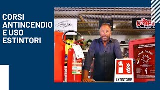 Corsi antincendio e uso degli estintori informazioni utili [upl. by Cordie312]