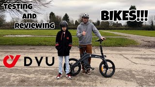 DYU T1 electric bicycle Unboxing and reviewing viral unboxing DYUcycle [upl. by Llerrej]