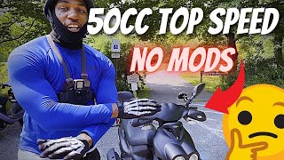 50cc SCOOTER TOP SPEED [upl. by Kaycee]